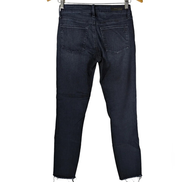 Articles of Society Carly Cut Off Hem Brooks Dark Wash Skinny Jeans Size 26 - Picture 2 of 9